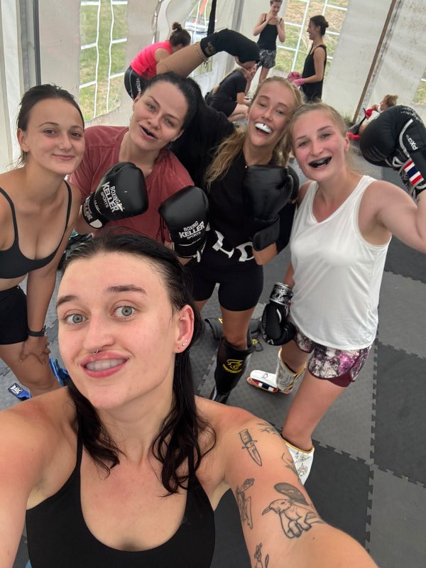 Selfie z tréninku na Ladies Kempu